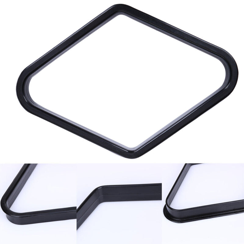 Billiards 9 Ball  Pool Table Triangle Rack Heavy Duty Black Plastic Newly