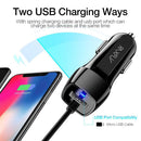 RAXFLY USB Car Charger for Phone Adapter with Micro USB Extension Cable Newly