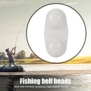 10x Fishing Double Rattle Attractor Fish Bite Alarm Bell Beads (Black)