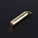 Mini Brass EDC Survival Waterproof Pills Case Medicine Box Container Newly