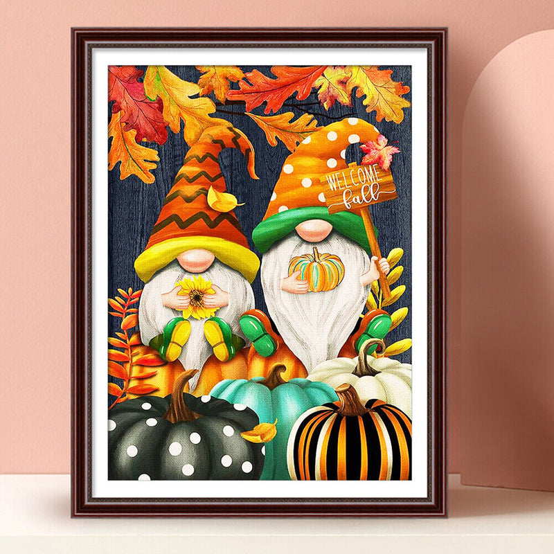 Diamond Painting Pumpkin Goblin Full Round Rhinestone