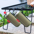 Long Gas Canister Cover Outdoor Camp Fuel Cylinder Tank Case (Army Green) Newly