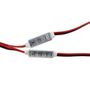 3 Keys 12V-24V Mini Led Strip Light Single Color Dimmer Brightness Controller