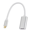 #A USB 3.1 Type-C To HDMI-compatible Converter Cable Portable Aluminum Alloy