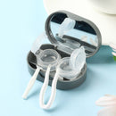 Travel Container Mini Square with Mirror Contact Lenses Box Contact Lens Case