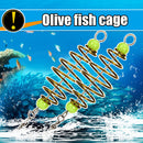 10pcs/Set Fishing Bait Spring Hanging Tackle Steel Feeder Fishing Tools Newly