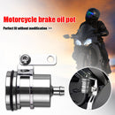 Universal Motorcycle Brake Fluid Reservoir Clutch Tank Oil Fluid Cup (Grey)