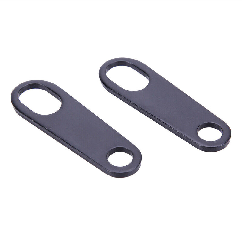 Motorcycle Turn Signal Indicator Light Lamp Holder Shock Brackets (Black)