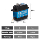 IP66 Waterproof 35kg Large Torque Digital Servo Kits for 1/10 1/8 RC Crawle