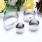 Rose Cutter Set Stainless Steel Fondant Molds Cake Decorating Moulds Newly