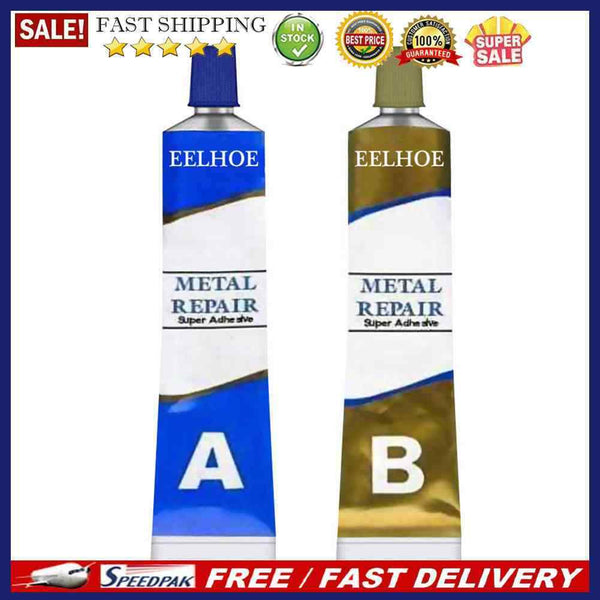 2pcs AB Glue Metal Repair Adhesive Super Glue Curing Liquid Steel Strong Seal