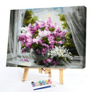 Painting By Numbers Kit DIY Bouquet Canvas Oil Wall Picture Living Room Artworks