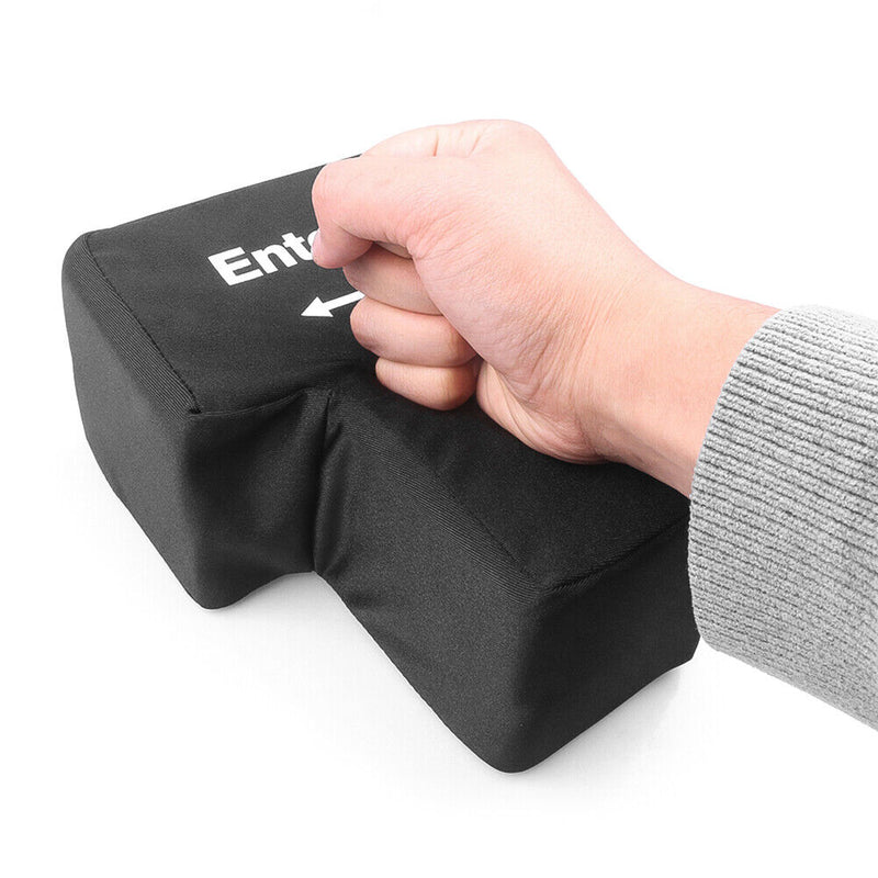 Anti-Stress Computer Huge Enter Key Big Giant USB Keyboard Vent Button Pillow