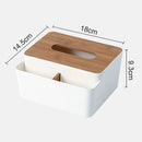Wooden Lid Tissue Box Home Tissue Paper Container Towel Napkin Tissue Holder