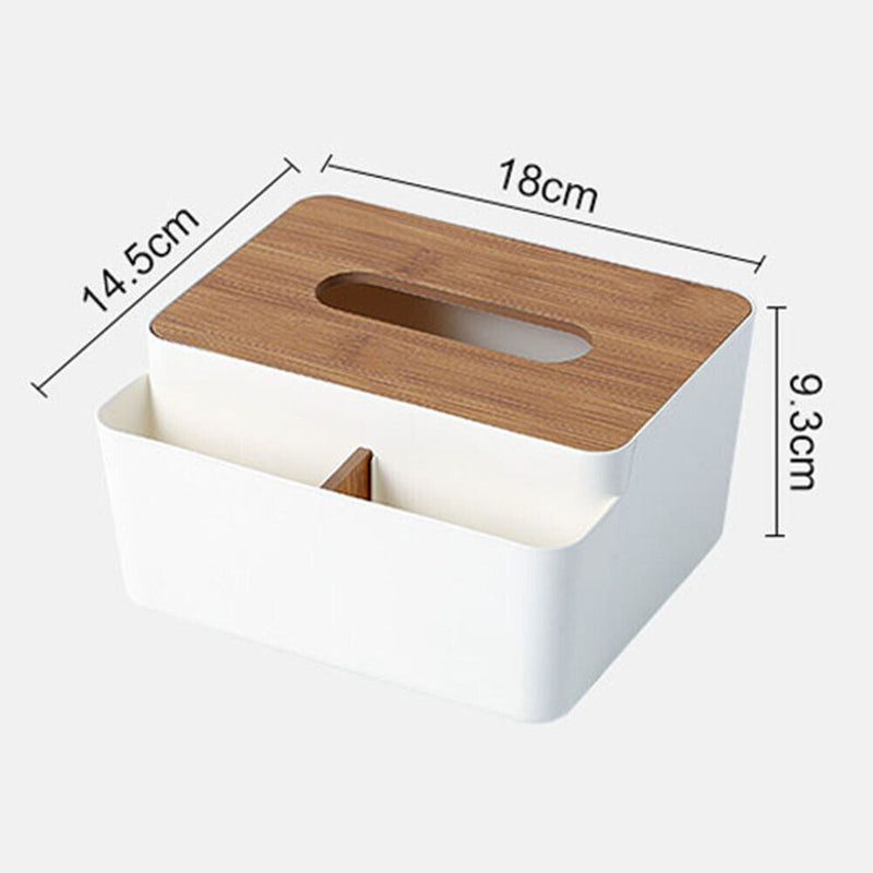 Wooden Lid Tissue Box Home Tissue Paper Container Towel Napkin Tissue Holder
