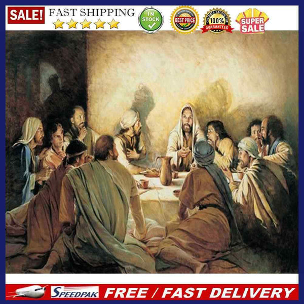 Jesus Oil Paint by Numbers Hand Painted Frameless Picture Home Wall Ornament