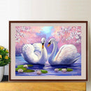 #A Swan 5D DIY Diamond Painting Kits Full Square Drill Wall Decor Rhinestone Art
