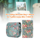 For Fujifilm Instax Mini 11 9 8+ 8 Camera PU Leather Shoulder Bag Case + Album