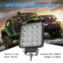 48W Offroad LED Work Light Spot Beam Driving Fog Lamp for Truck Tractor