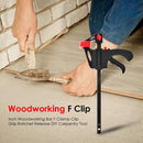 4 inch Woodworking Bar F Clamp Clip Grip Release DIY Carpentry Tool (2pcs) Newly