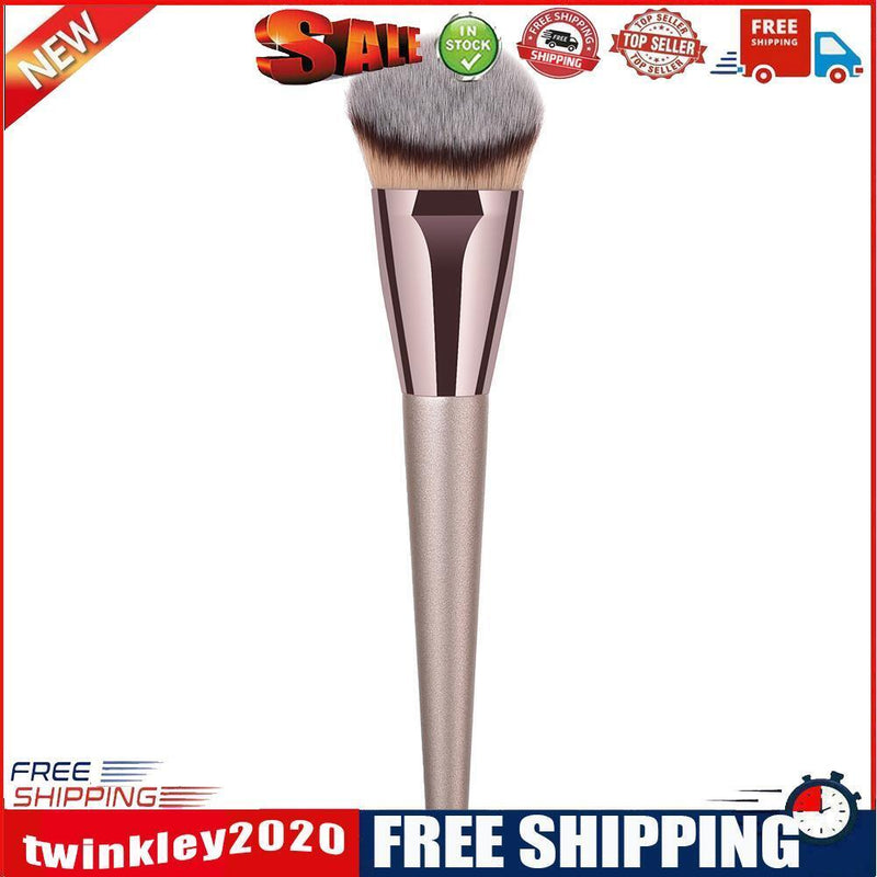 1pc Champagne Cosmetic Brush Nylon Hair Blush Brush Beauty Tools (T-01-386)