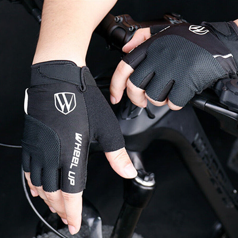 WHEEL UP Cycling Half Finger Gloves Men Women Sun Protection Sports Bike Gl