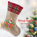 2 x Diamond Painting Christmas Stockings DIY Xmas Mosaic Making Kit (SDW07)