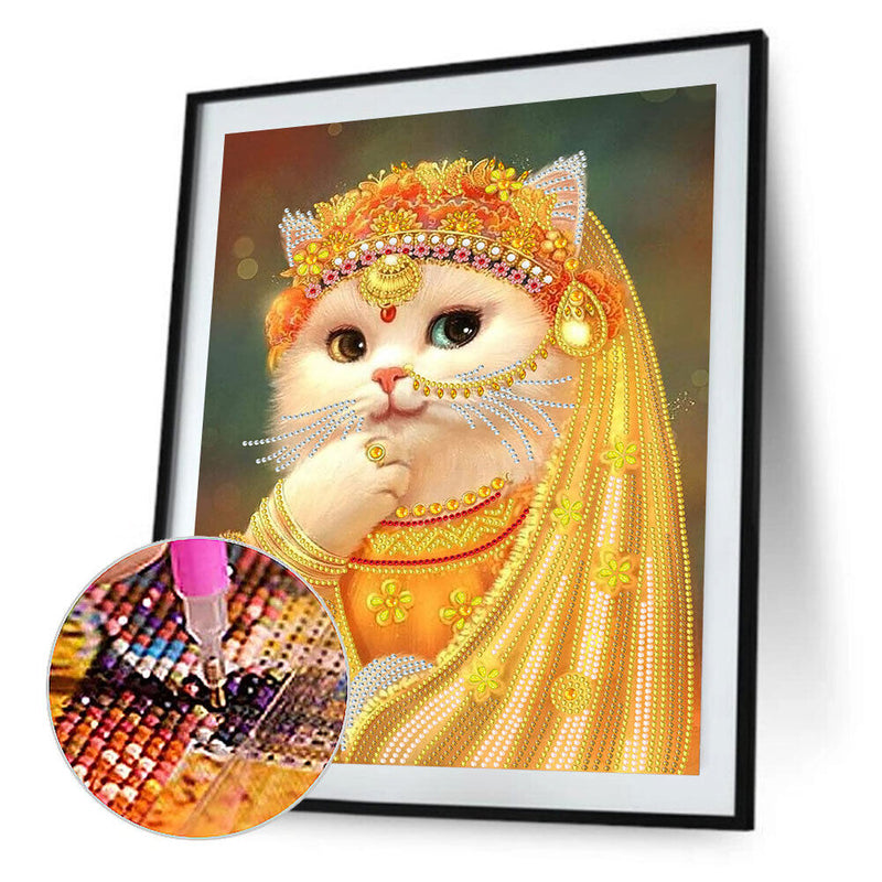 #A Chaise Cat Diamond Painting Kits Partial Special Shaped Drill Home Room Decor