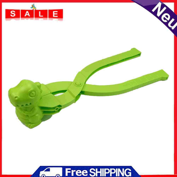 Dinosaur Shaped Snowball Maker Clip Children Outdoor Winter Snow Sand Mold Tool