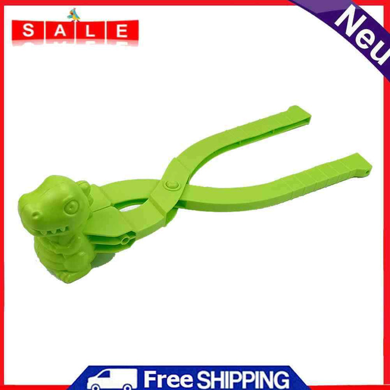 Dinosaur Shaped Snowball Maker Clip Children Outdoor Winter Snow Sand Mold Tool