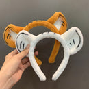Animal Pattern Theme Props Cartoon Headdress Hair Hoop Headband Tiger Ears