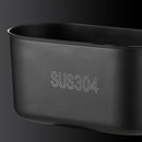 Stainless Steel Sink Drain Basket for Kitchen Corner Rack Strainer (Black) Newly