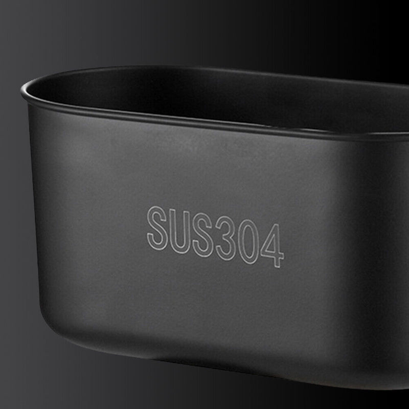 Stainless Steel Sink Drain Basket for Kitchen Corner Rack Strainer (Black) Newly