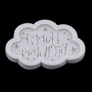 Happy Birthday Cloud Silicone Mold Fondant Cake Chocolate Mould Baking Deco O7H8