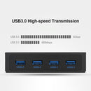 DIY 5Gbps PCI-E 1X to USB 3.0 PC Front Panel 4 Ports USB PCIe HUB Adapter Newly