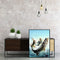 Frameless Oil Paint By Numbers Fishermen DIY Canvas Picture Craft Kits