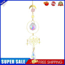 #A Crystal Wind Chime Butterfly Moth Prism Windbell Pendant Bedroom Decorations