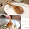 Teak Rice Spoon Set Cooking Spatula Scoop Kitchen Utensils Handle Hot I5U3