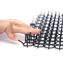 Garden Prickle Strip Cat Repellent Deterrent Mat Anti-cat Dog Mat (Black) Newly