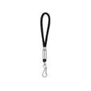 Anti Lost Keychain Lanyard with Key Rings Parachute Cord Carabiner (Black) Newly