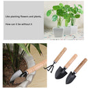 3pcs/set Mini Shovel Rake Set Children Garden Supplies for Flowers Potted Plant