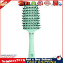 Scalp Massage Comb Bristle Women Curly Hair Detangle Brush Salon (Green) Newly