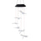 Waterproof Wind Chime Solar Power Lamp Color Changing Dragonfly Pendant Lig