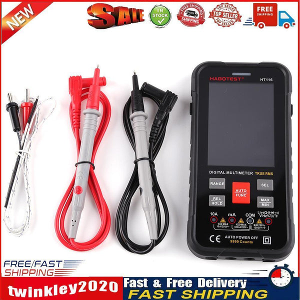 Auto Range 1000V 10A Digital Smart Multimeter AC DC Voltage Current Tester Newly