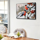 DIY Paint By Number Kit Snow Bird Animal Acrylic Paint Art Craft Decoration Gift