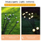 #A Solar Fairy Lawn Lamp IP65 Waterproof Decorative Garden Light Firefly Lantern