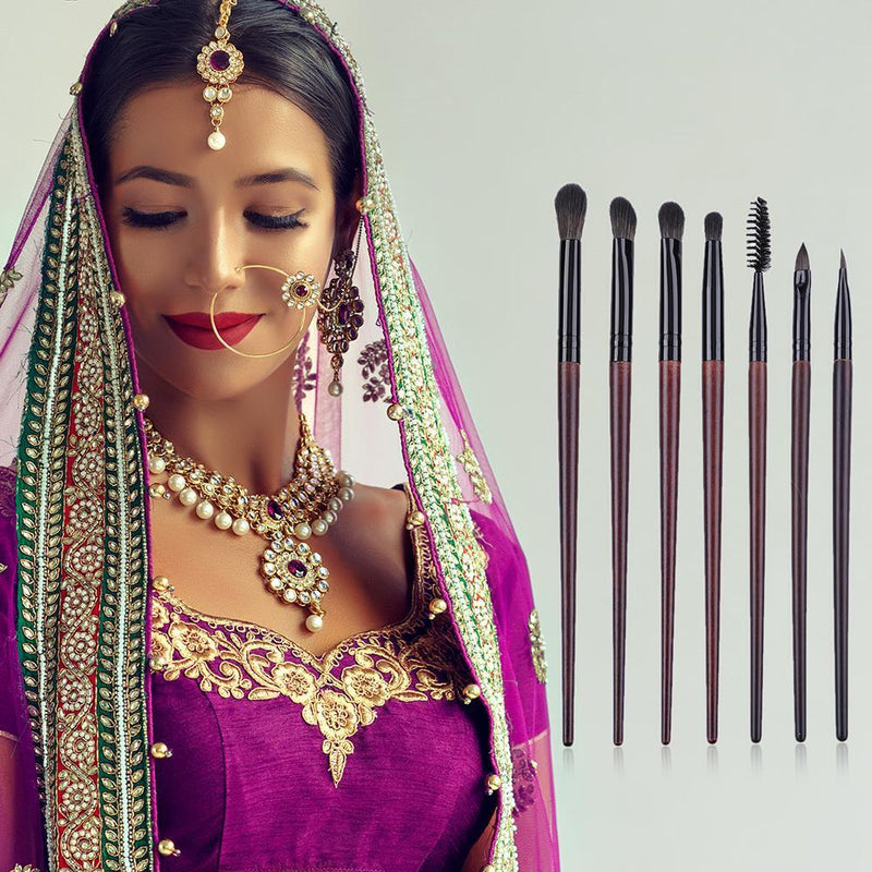 10pcs Wooden Handle Pro Makeup Brushes Eye Shadow Eyeliner Brush Blush Appl