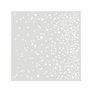 Decorative Drawing Paper Embossing Falling Snow Stencil Template Scrapbooking