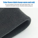 Men Women Winter Fleece Hats Windproof Warm Sports Cycling Running Skiing C