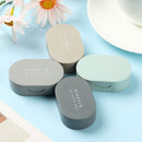 Travel Colorful with Mirror Mini Square Contact Lens Case Contact Lenses Box